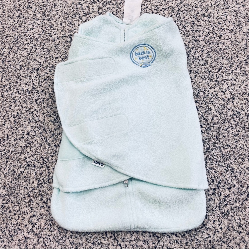 Halo Infant Baby fleece sleep sack Swaddle with wrap size PREEMIE to 5lbs